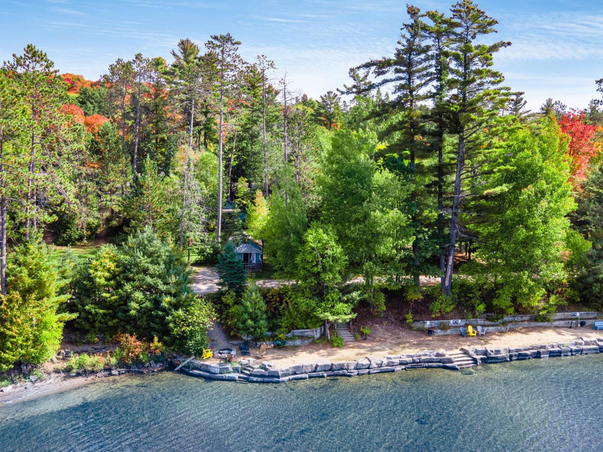 فيلا Muskoka Waterfront Retreat Dwight المظهر الخارجي الصورة